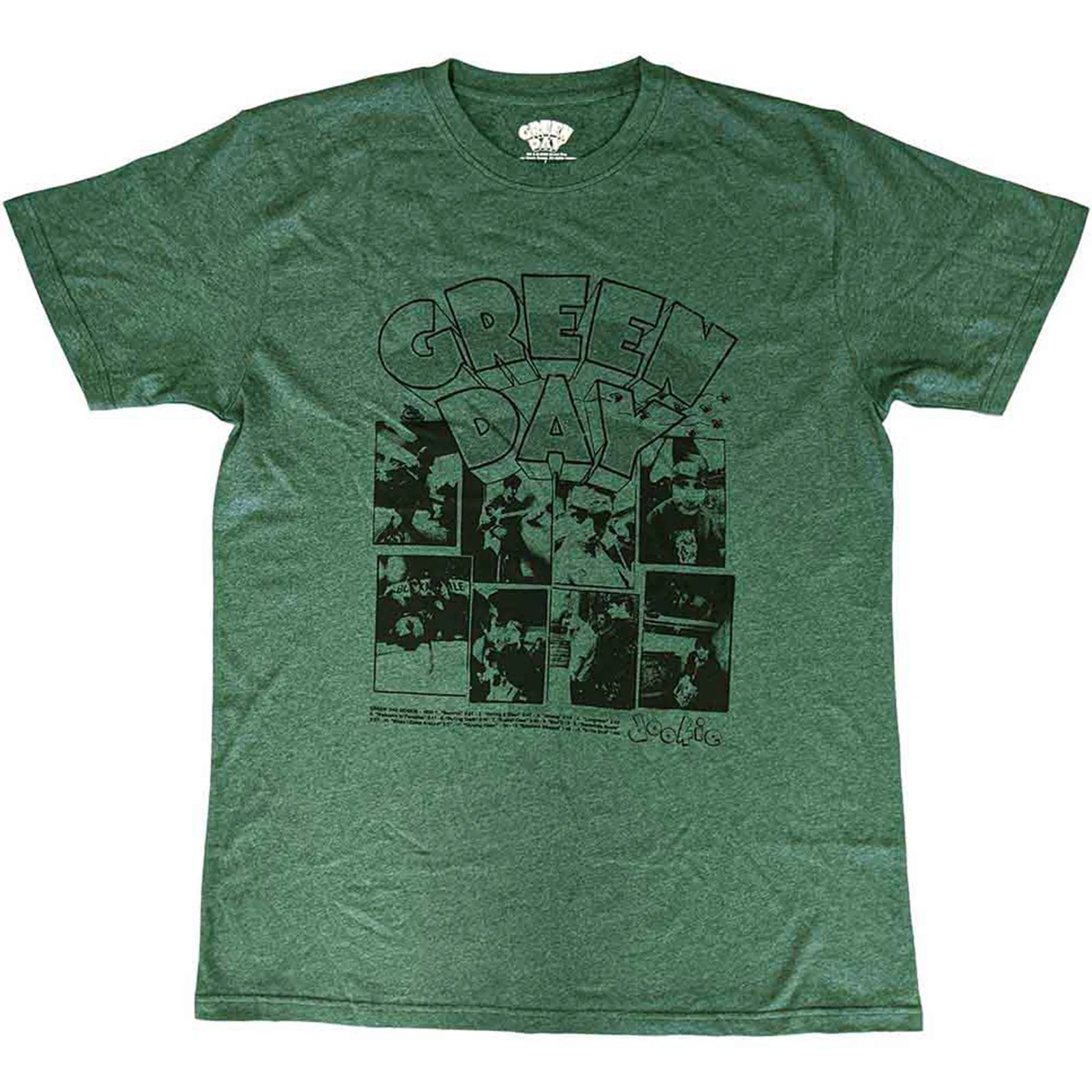 GREEN DAY - DOOKIE FRAMES - T-Shirt Green