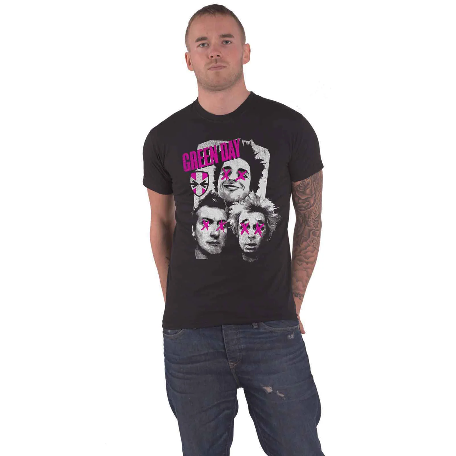GREEN DAY - PATCHWORK - T-Shirt Black - Image 2