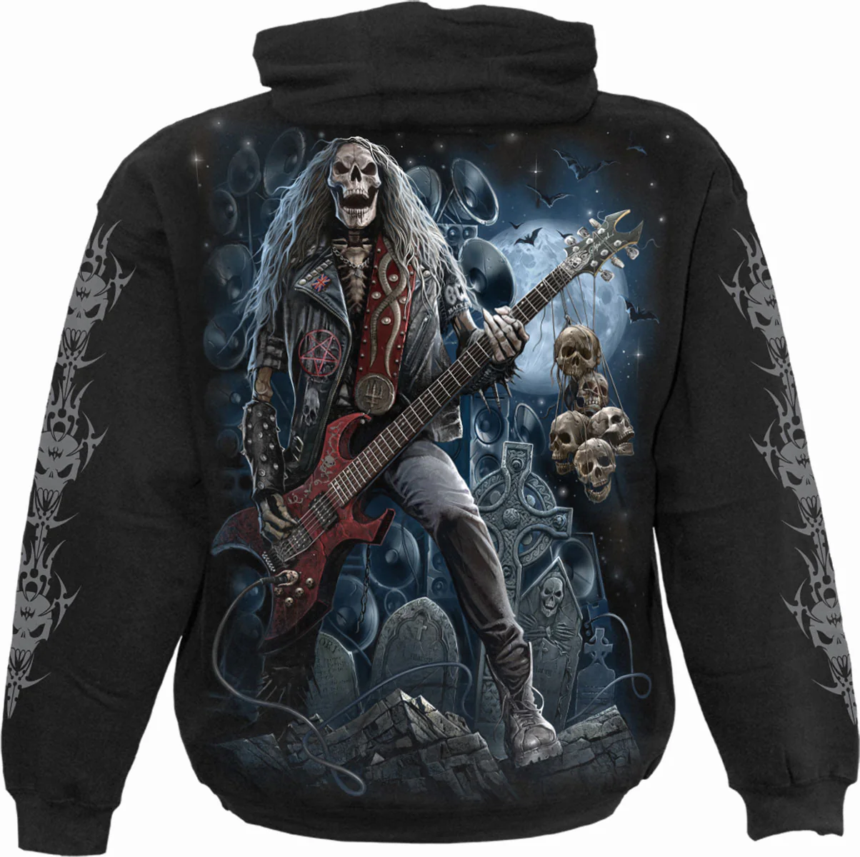 GRIM ROCKER - Hoody Black - Image 2