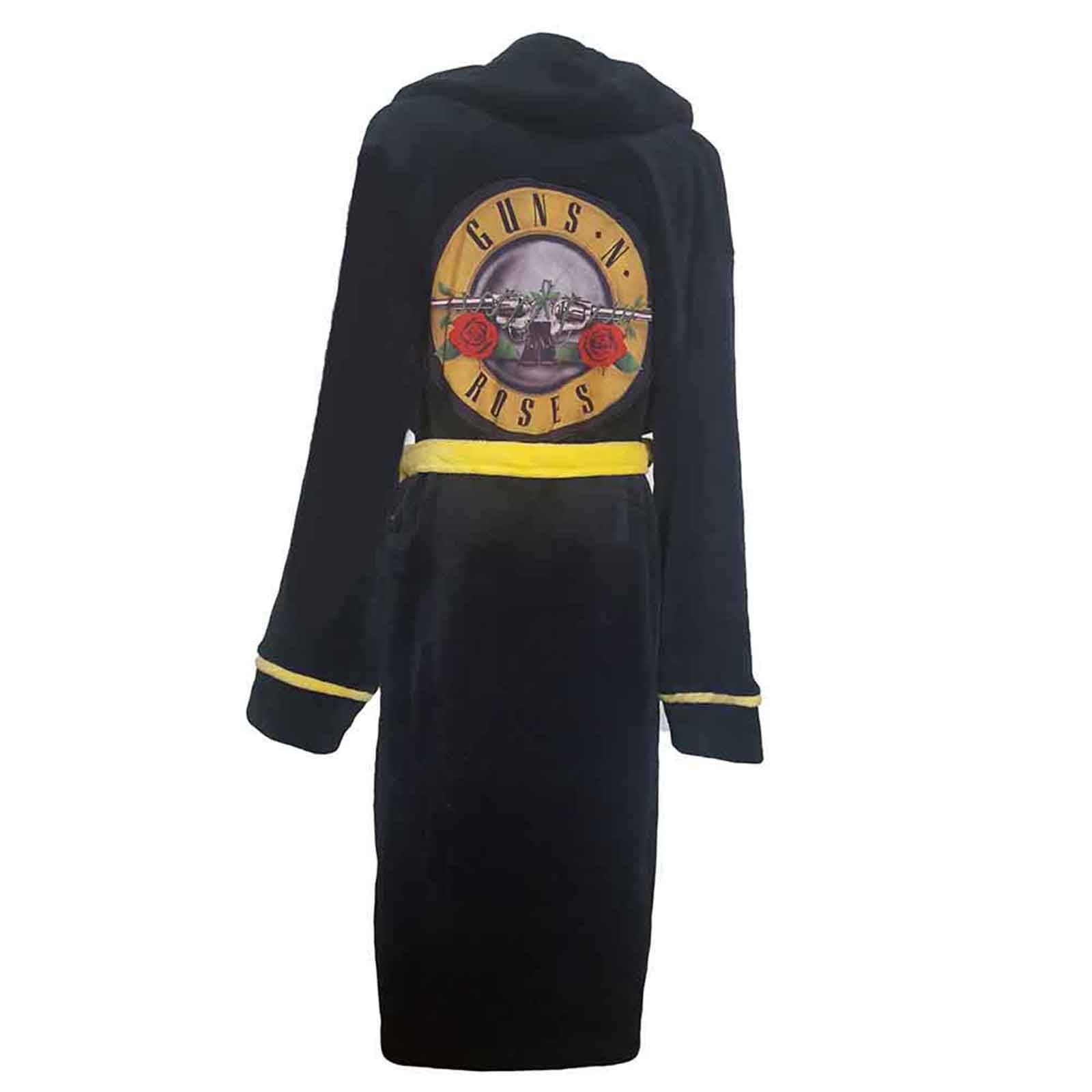 GUNS N ROSES - CLASSIC LOGO - Bathrobe Black (Back Print) - Image 2