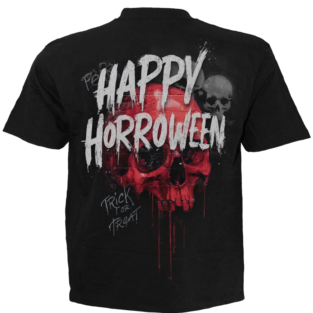 HAPPY HORROWEEN - T-Shirt Black - Image 2
