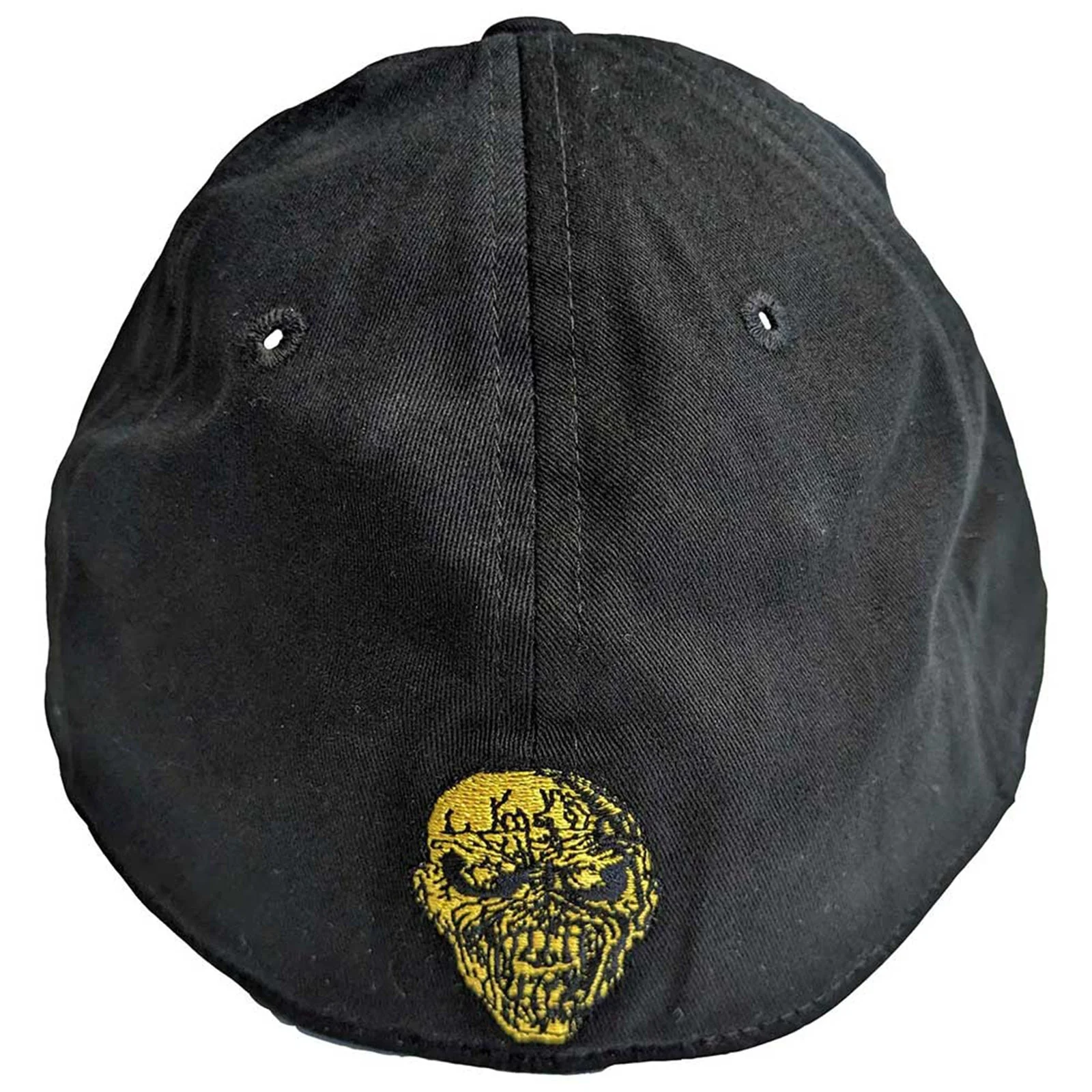 IRON MAIDEN - PIECE OF MIND GREYSCALE - Baseball Cap Black - Image 2