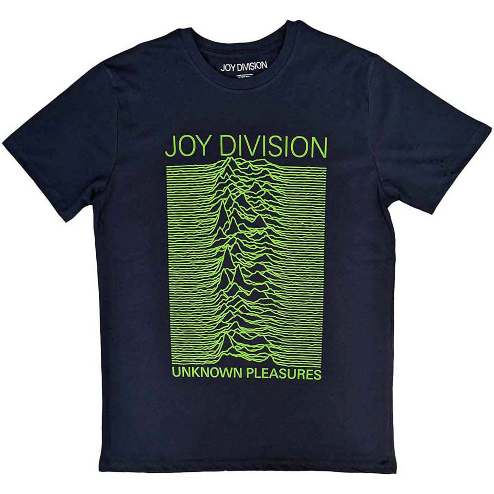 JOY DIVISION - UNKNOWN PLEASURES NEON FP - T-Shirt Blue