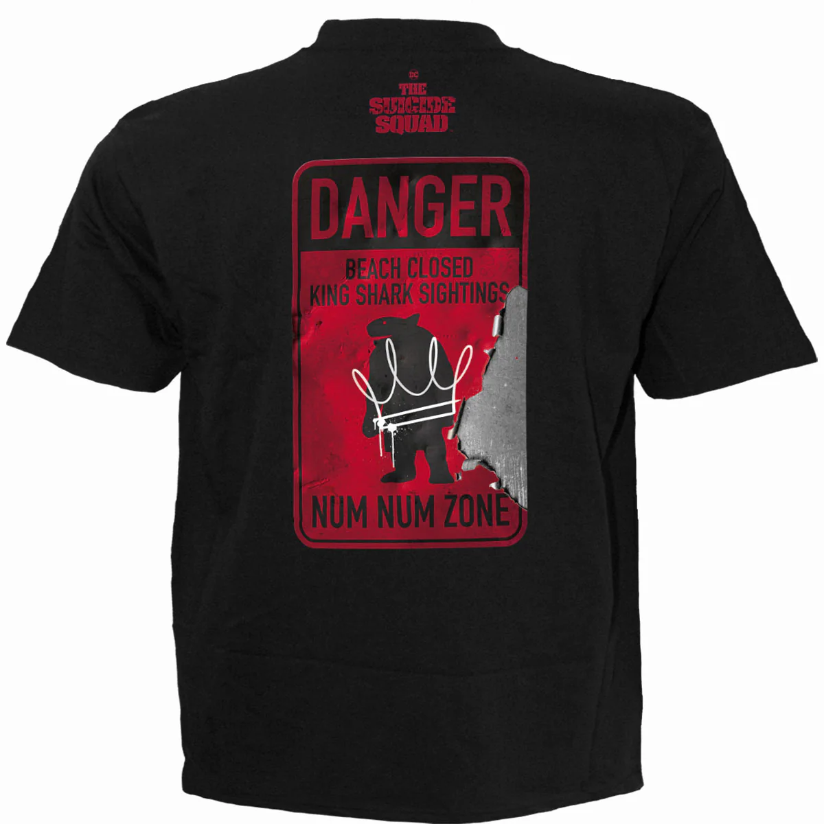 KING SHARK - NUM NUM NUM - T-Shirt Black - Image 2