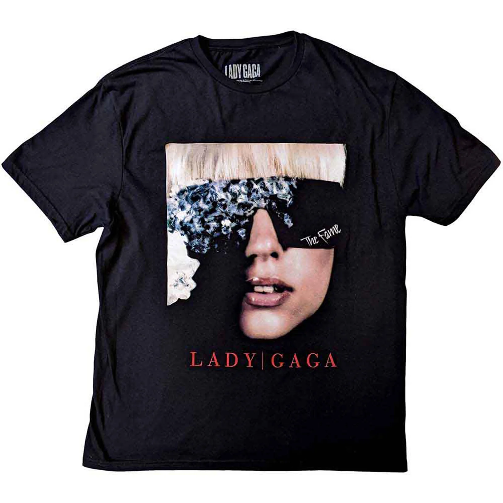 LADY GAGA - THE FAME PHOTO - T-Shirt Black