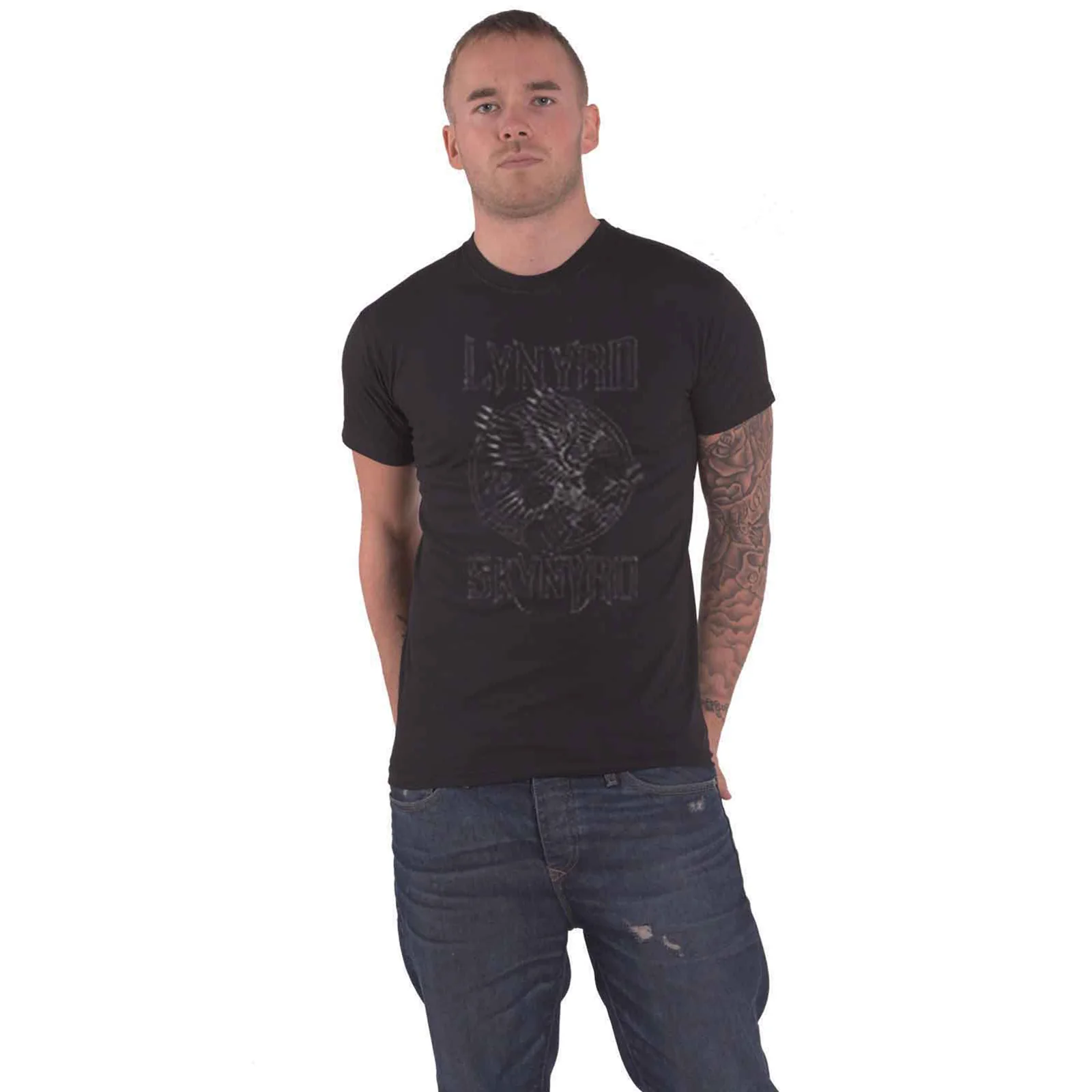 LYNYRD SKYNYRD - 73 EAGLE GUITAR - T-Shirt Black - Image 2