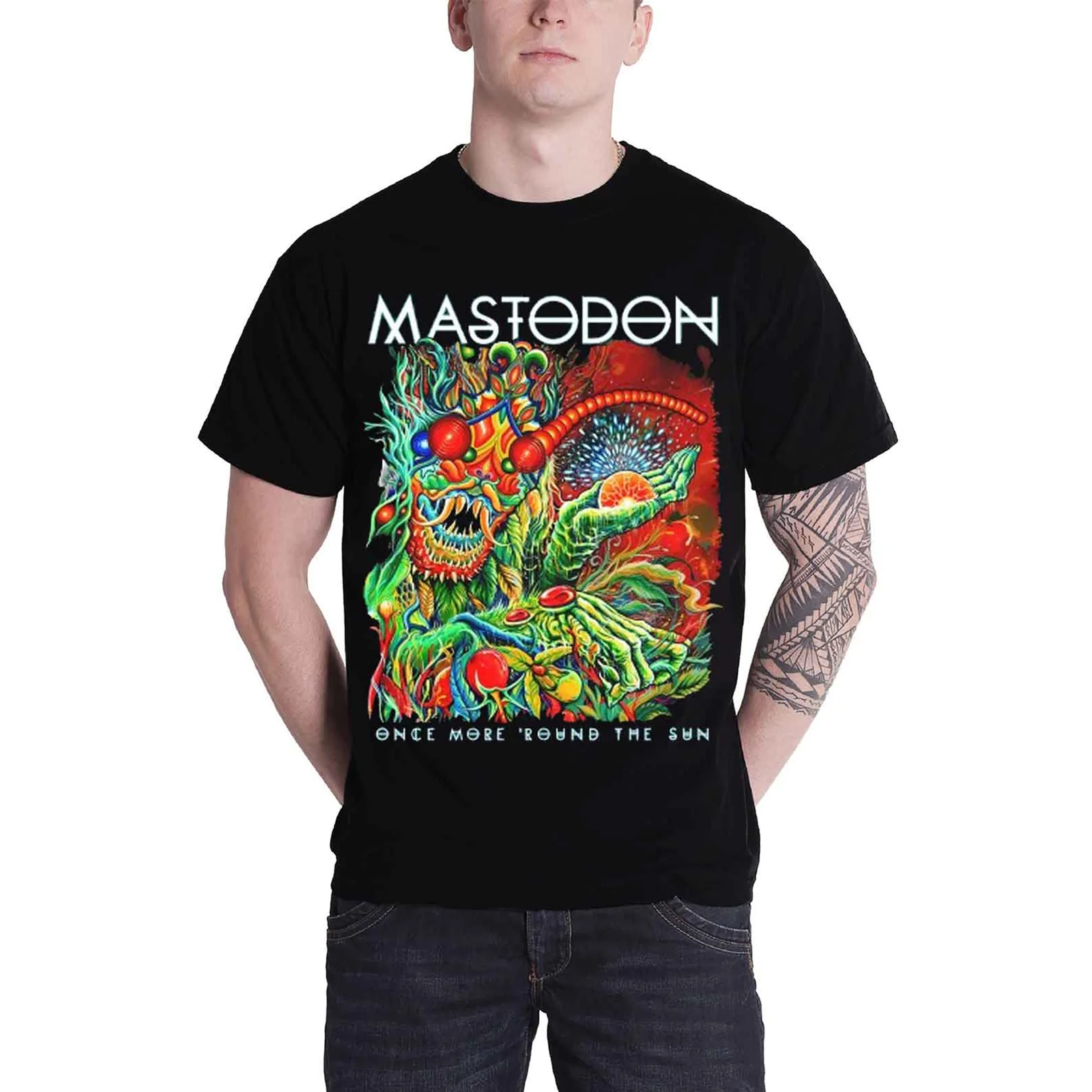 MASTODON - ONCE MORE ROUND THE SUN - T-Shirt Black - Image 2