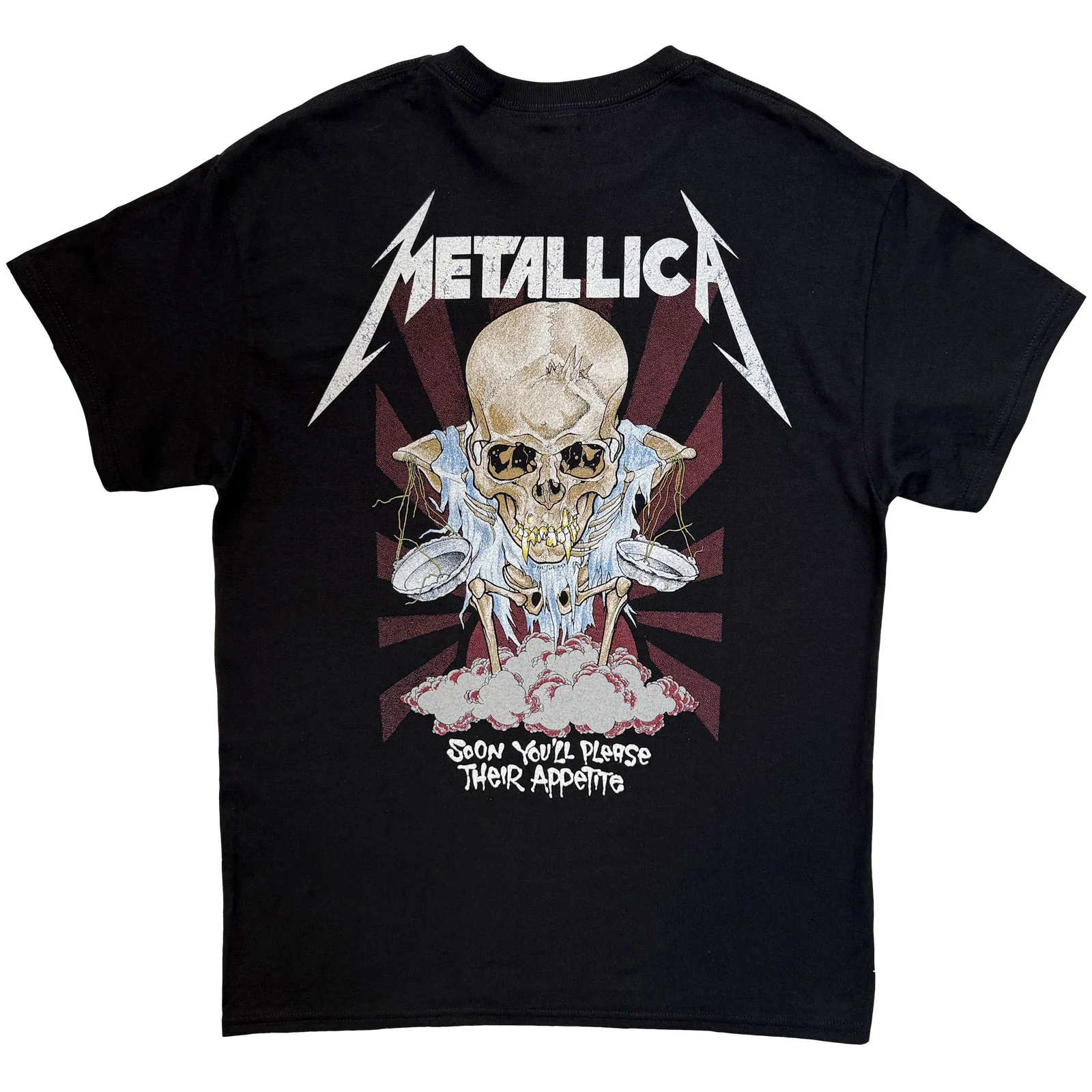 METALLICA - DORIS - T-Shirt Black (Back Print) - Image 2