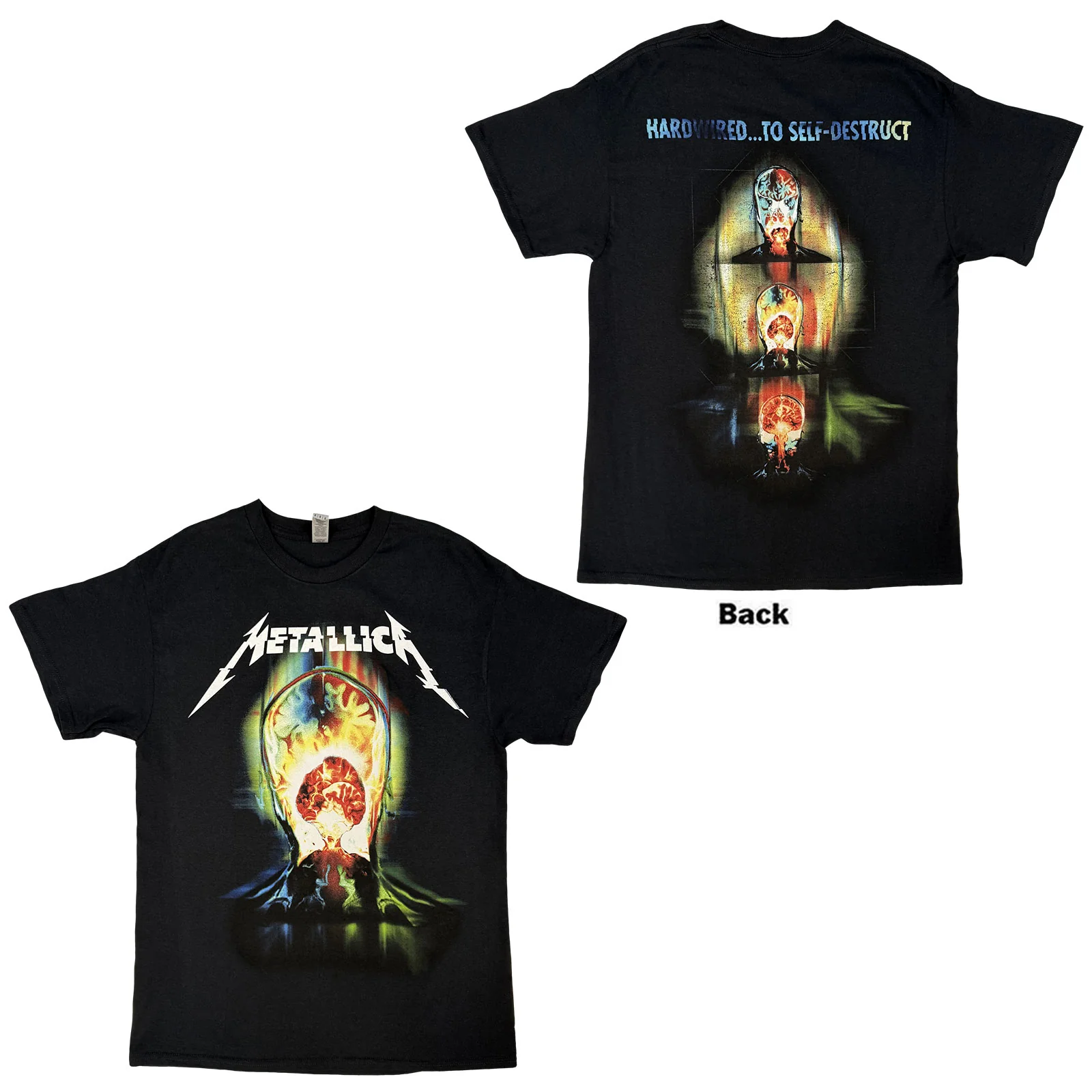 METALLICA - EXPLODED - T-Shirt Black (Back Print) - Image 3