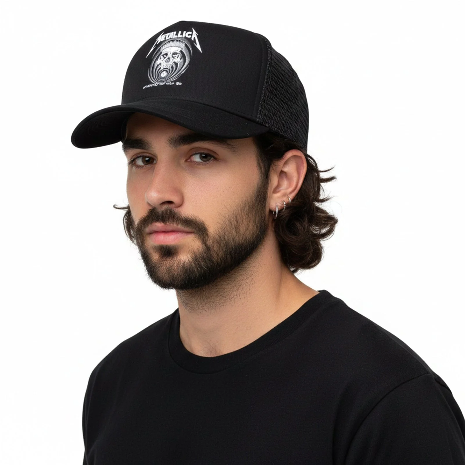 METALLICA - IN VERTIGO - Mesh Back Cap Black - Image 3