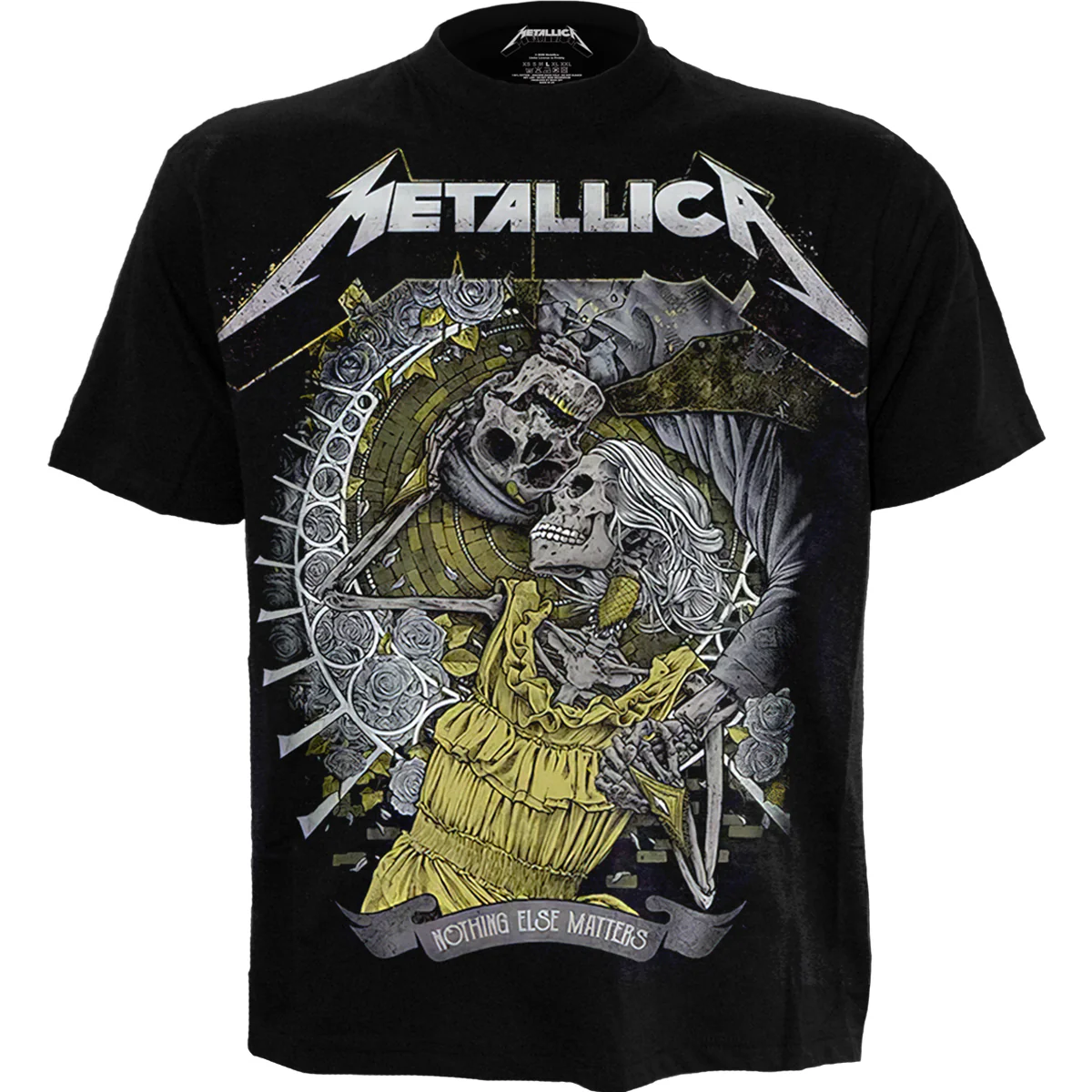 METALLICA - NOTHING ELSE MATTERS - Front Print T-Shirt Black