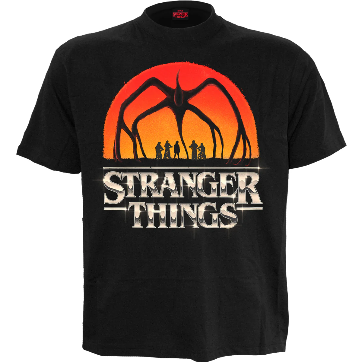 MIND FLAYER - Front Print T-Shirt Black