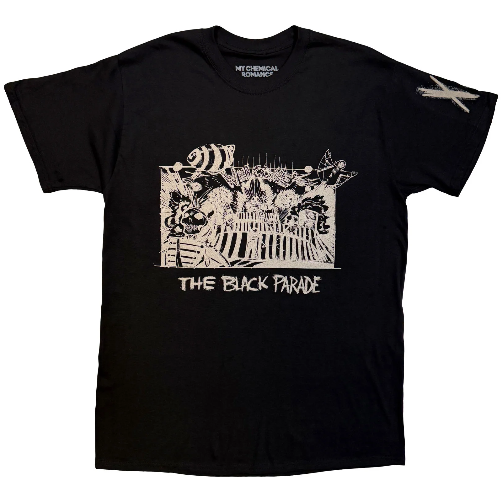 MY CHEMICAL ROMANCE - XV MARCHING FRAME - T-Shirt Black (Back Print)