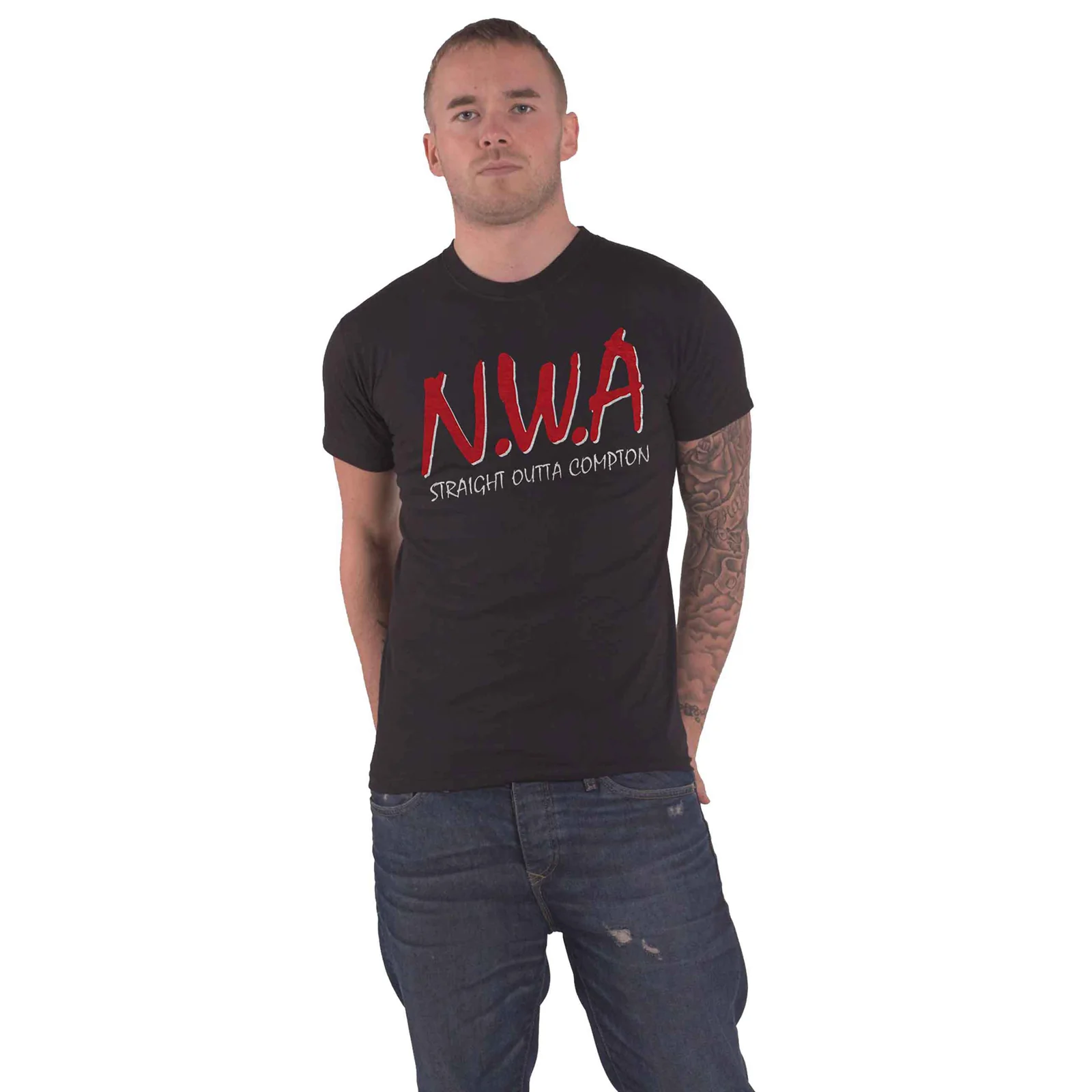 N.W.A - STRAIGHT OUTTA COMPTON - T-Shirt Black - Image 2