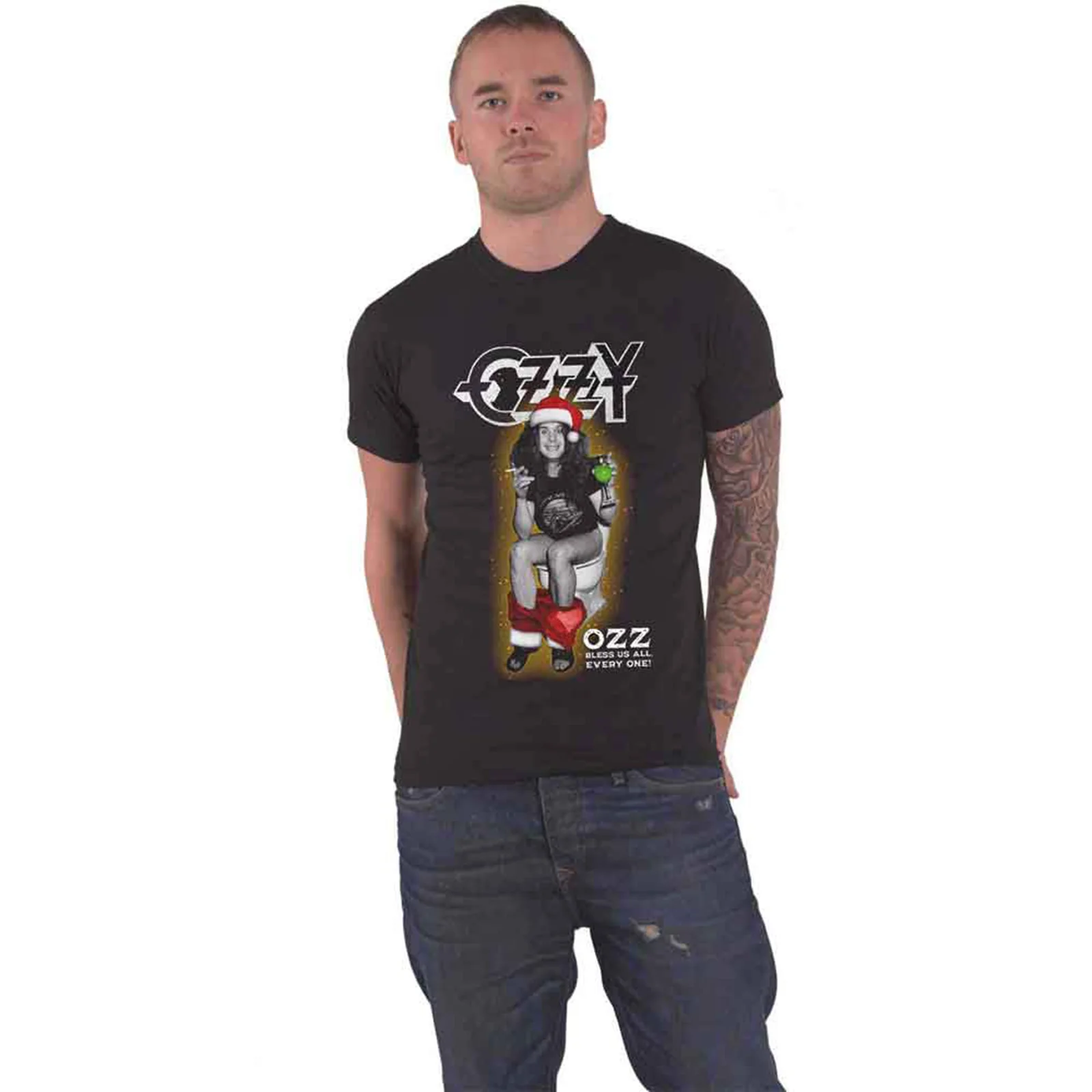 OZZY OSBOURNE - OZZ BLESS US ALL - T-Shirt Black - Image 2