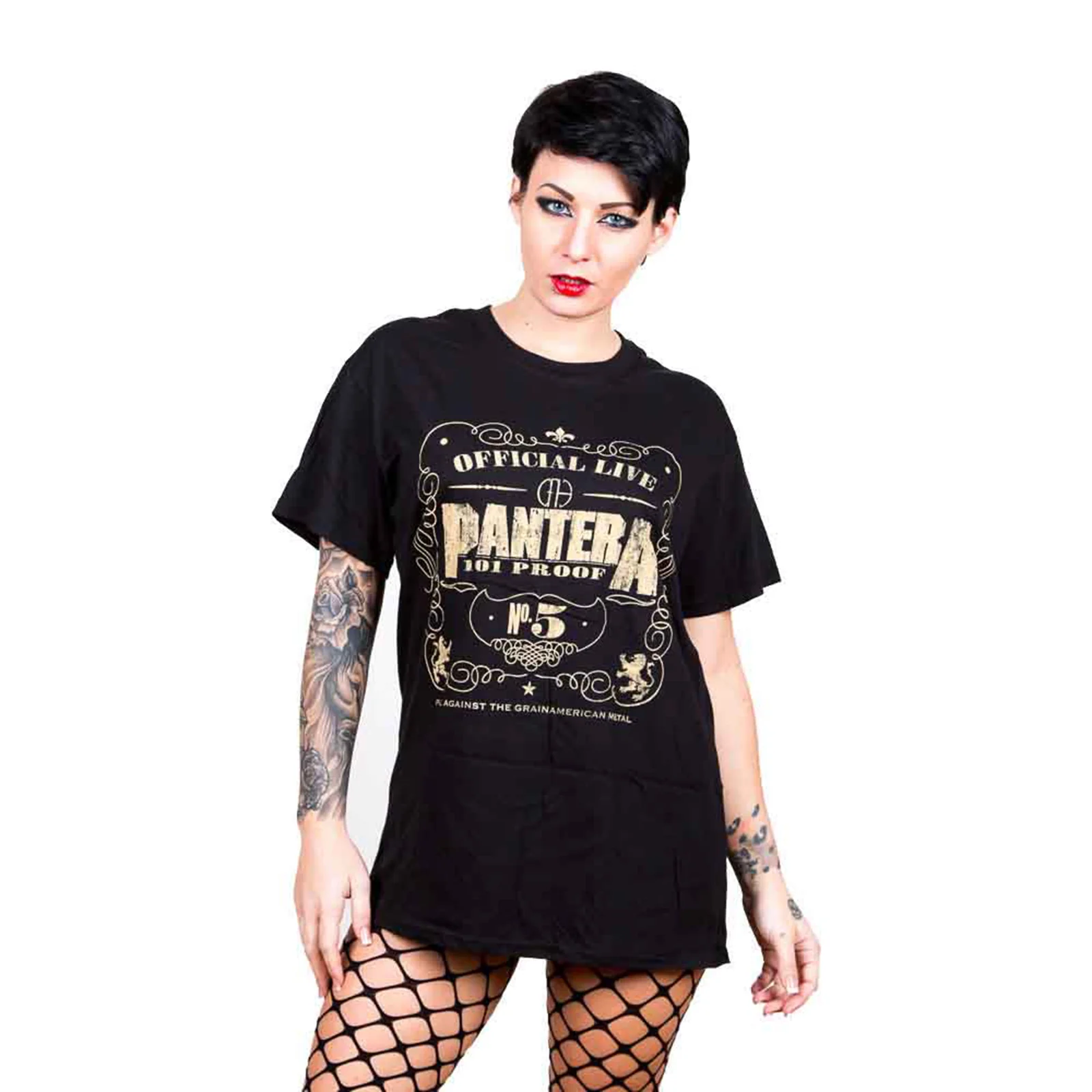 PANTERA - 101 PROOF - T-Shirt Black - Image 3