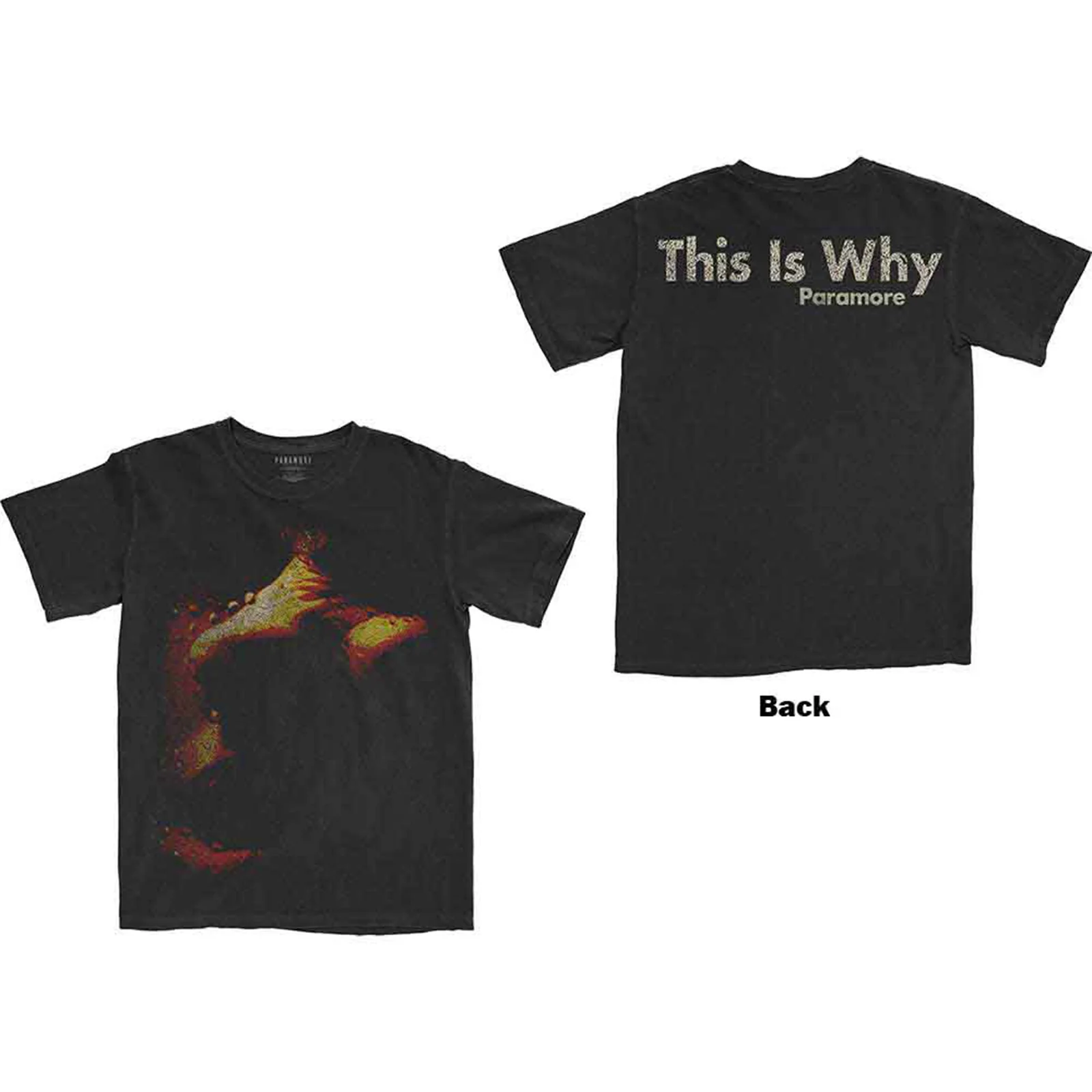 PARAMORE - THIS IS WHY - T-Shirt Black (Back Print)