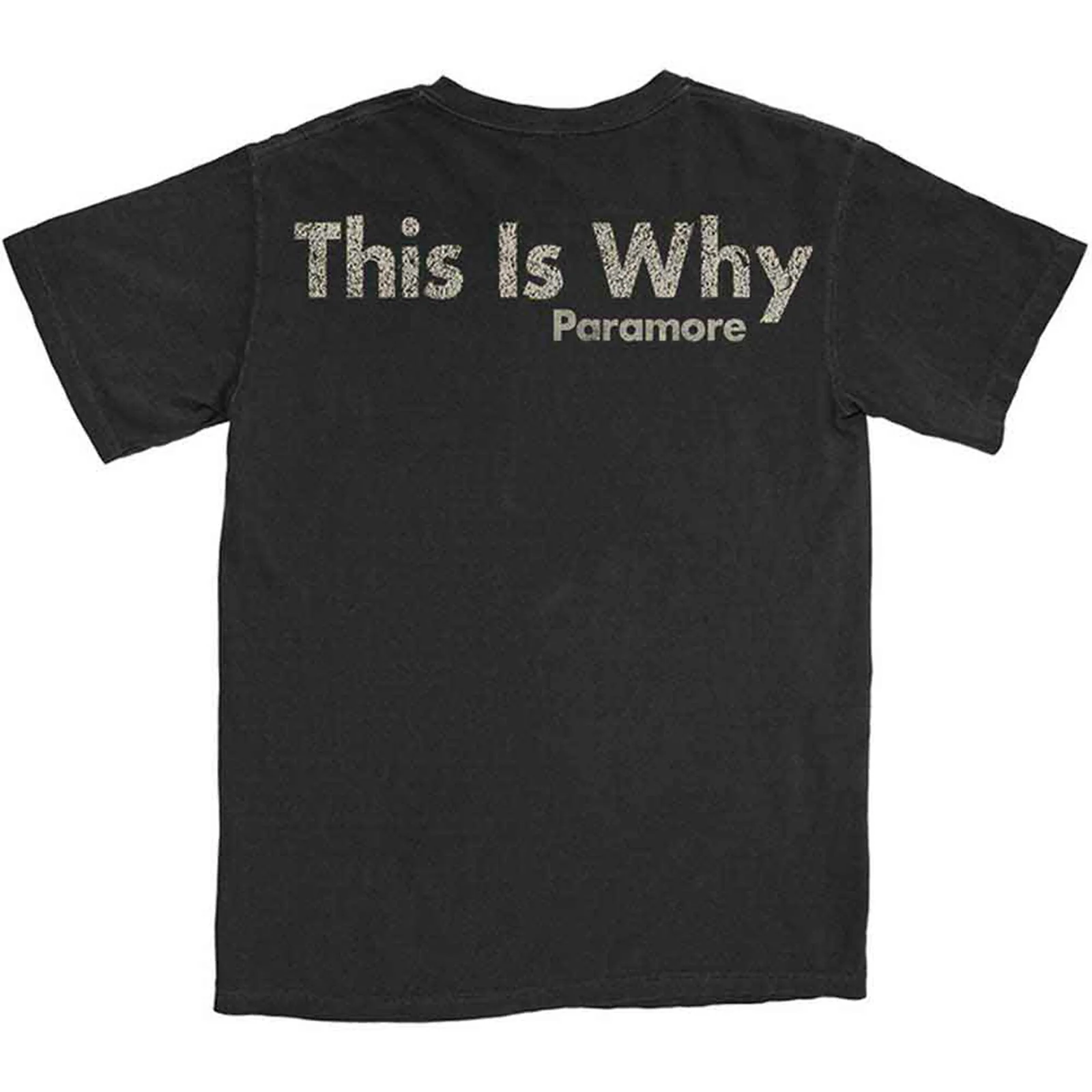 PARAMORE - THIS IS WHY - T-Shirt Black (Back Print) - Image 2