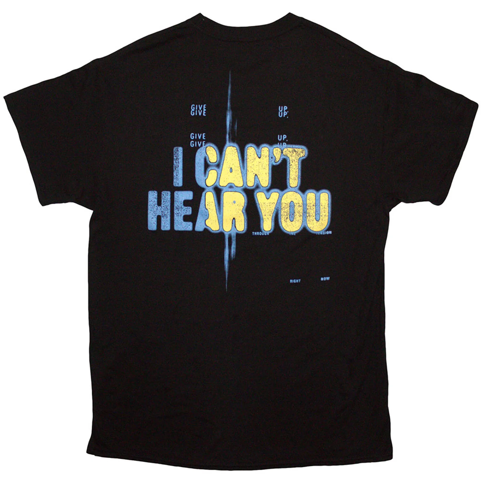 PIERCE THE VEIL - I CAN'T HEAR YOU - T-Shirt Black (Back Print) - Image 2