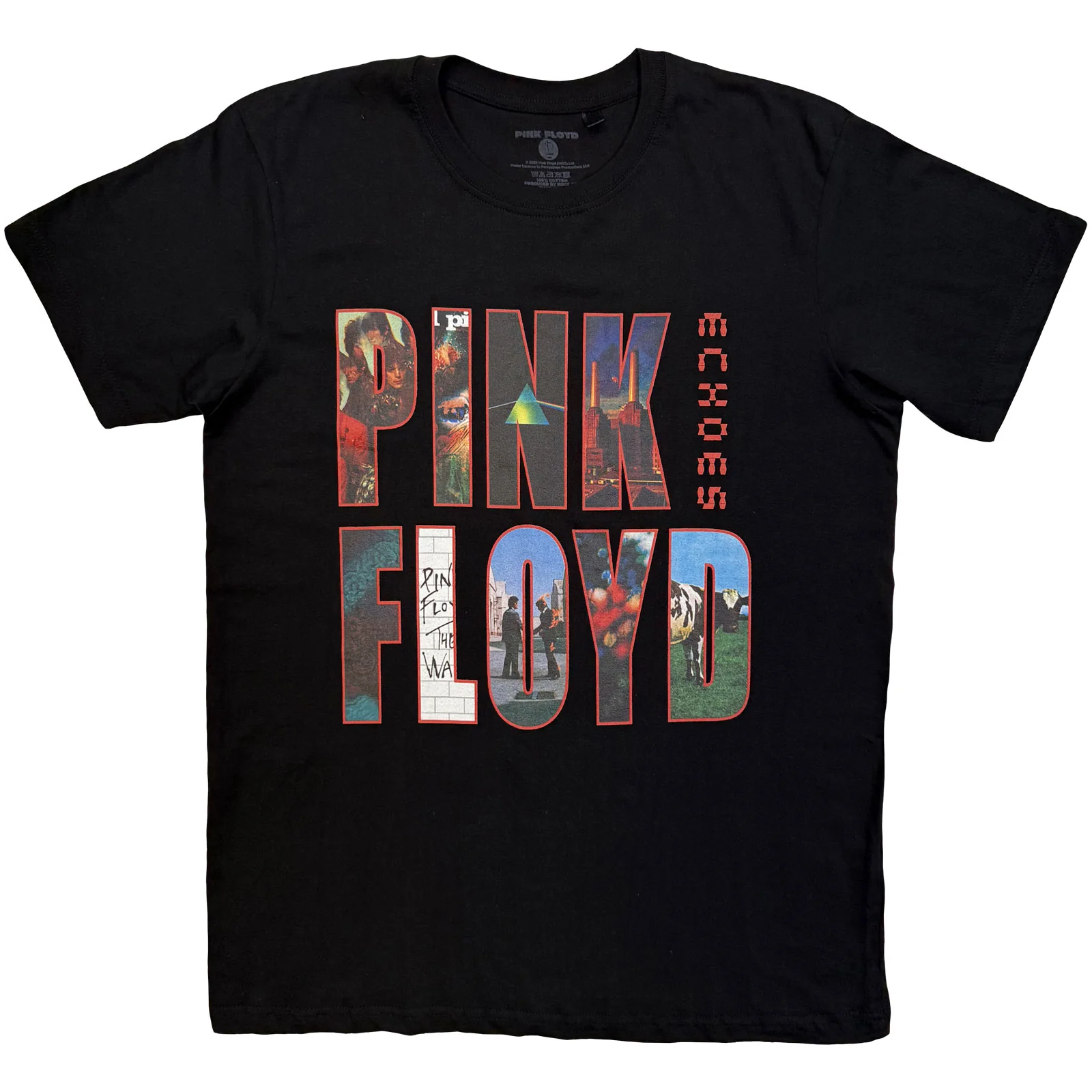 PINK FLOYD - ECHOES ALBUM MONTAGE - T-Shirt Black