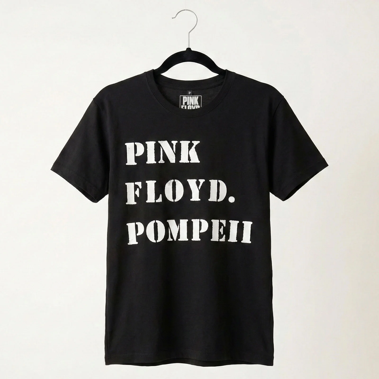 PINK FLOYD - POMPEII STENCIL - Carbon T-Shirt Black - Image 2
