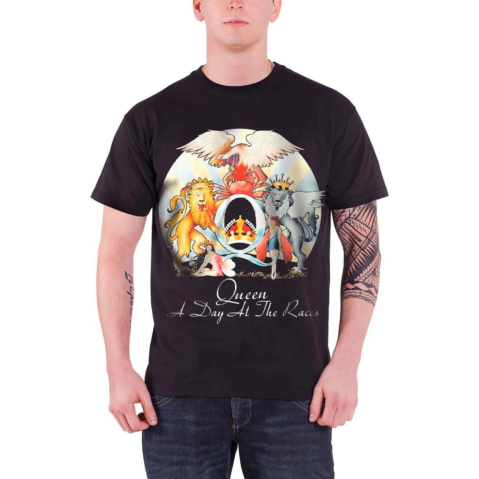 QUEEN - A DAY AT THE RACES - T-Shirt Black - Image 2
