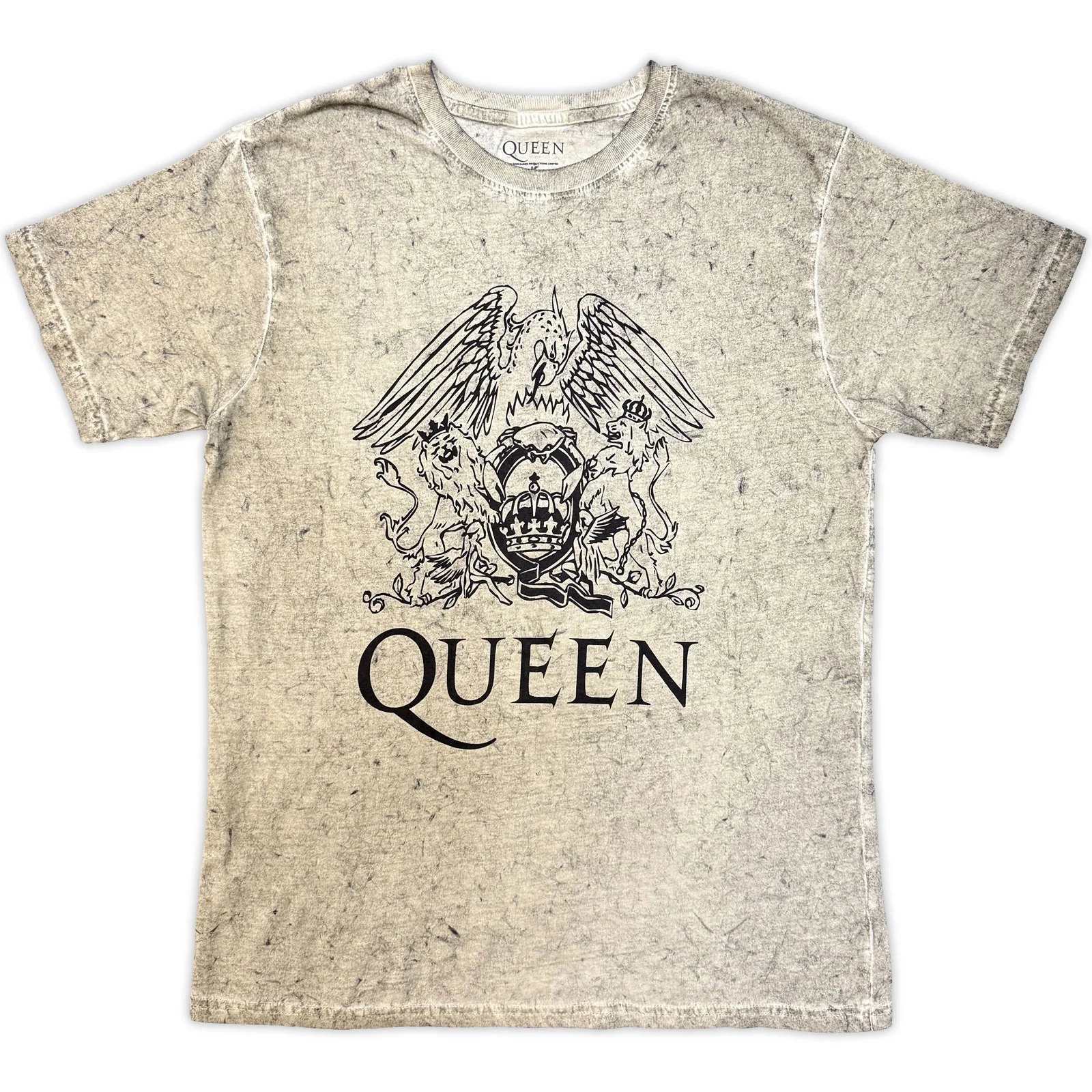 QUEEN - CREST - T-Shirt White (Wash Collection)