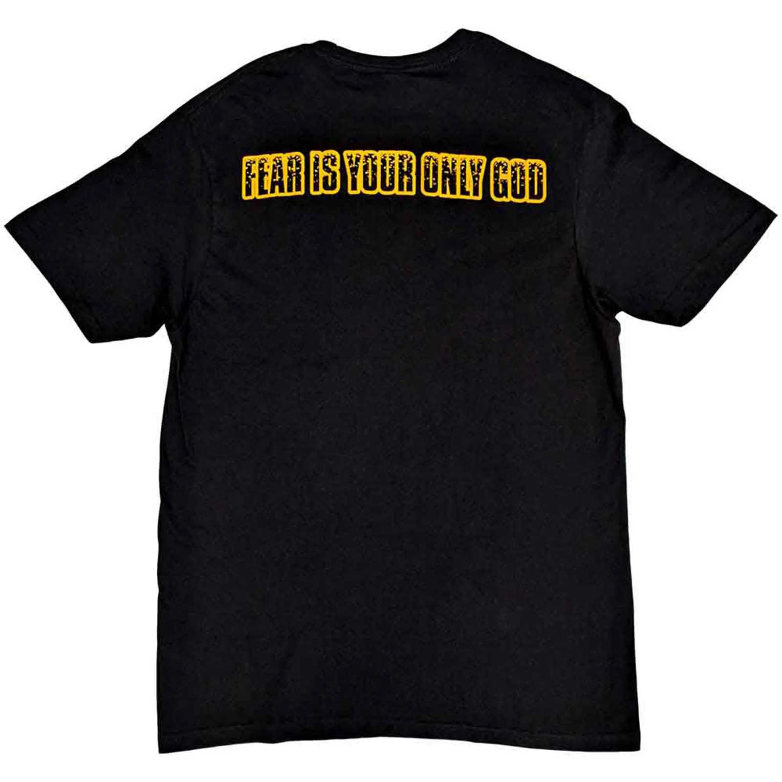 RAGE AGAINST THE MACHINE - FEAR IS OUR ONLY GOD - T-Shirt Black (Back Print) - Image 2