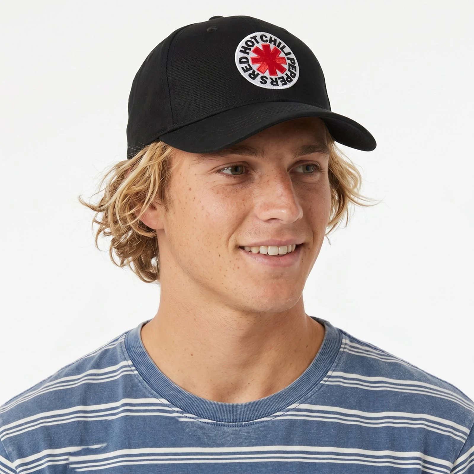 RED HOT CHILI PEPPERS - CLASSIC ASTERISK - Baseball Cap Black - Image 3