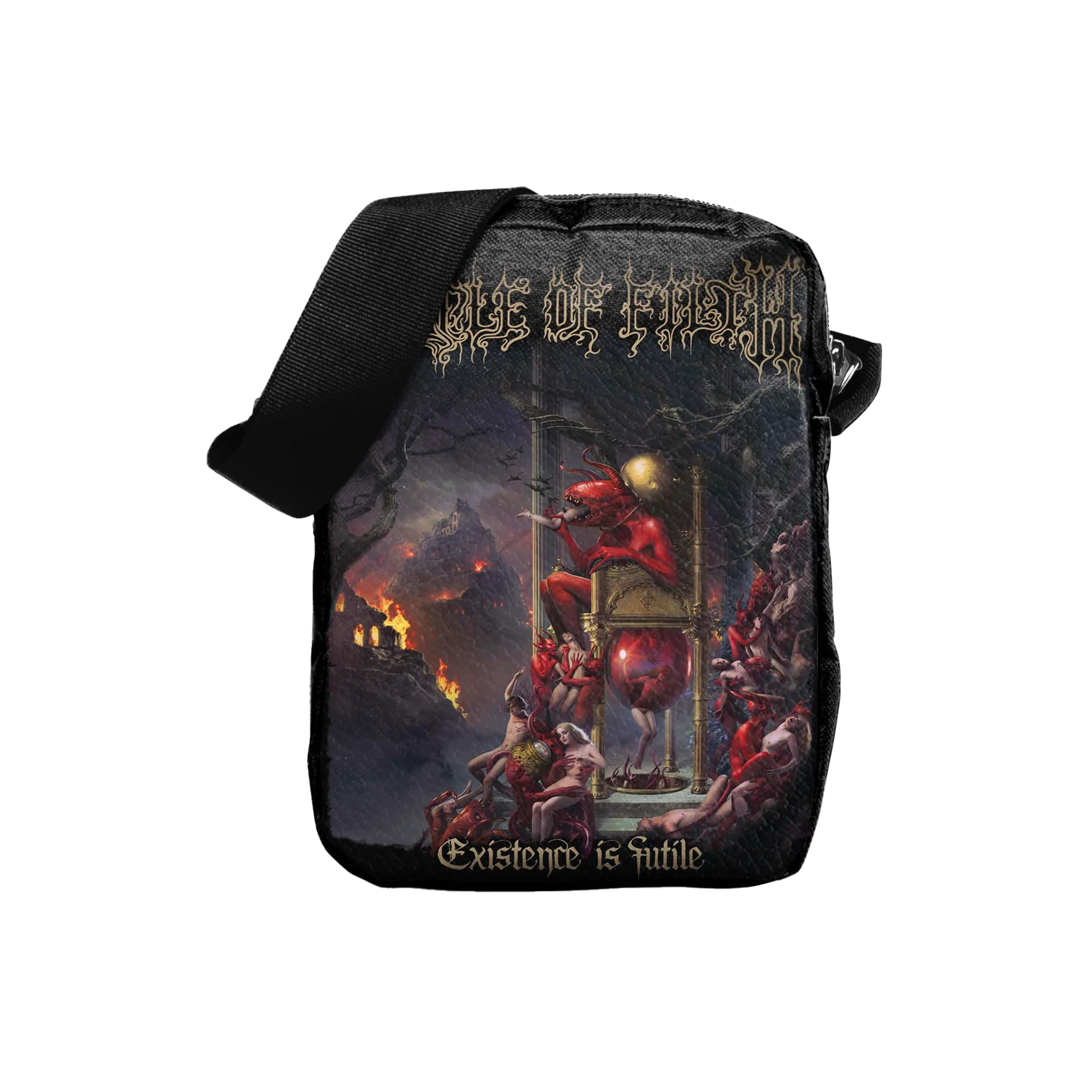 Rocksax Cradle Of Filth Crossbody Bag - Existence Is Futile