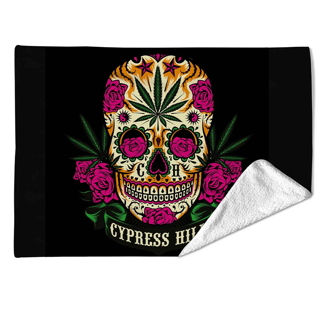 Rocksax Cypress Hill Sherpa Fleece Blanket - Tequila Sunrise - Image 2