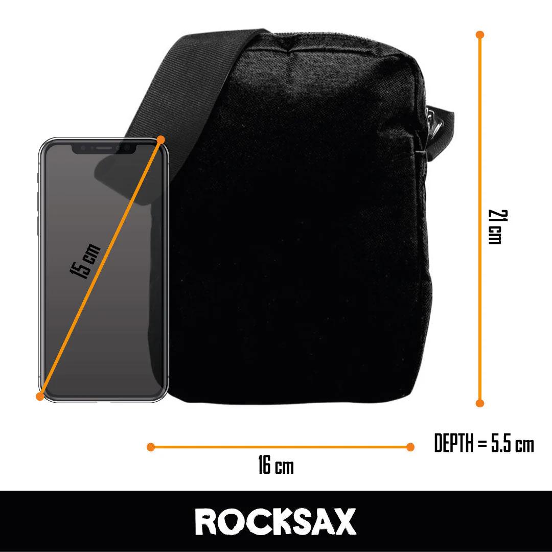 Rocksax Ed Sheeran Crossbody Bag - Symbols Pattern - Image 2