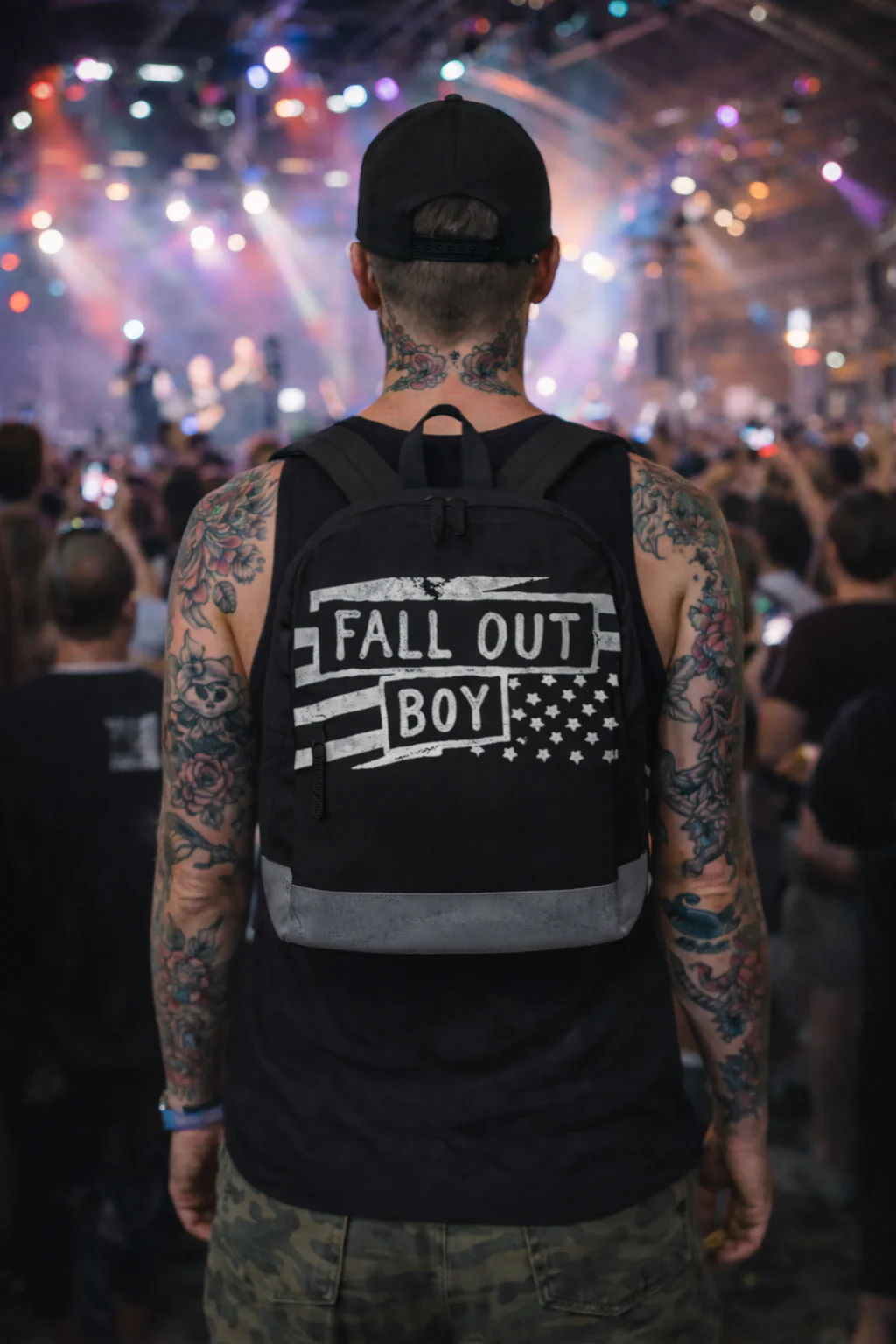 Rocksax Fall Out Boy - Backpack American Beauty / American Psycho - Image 2