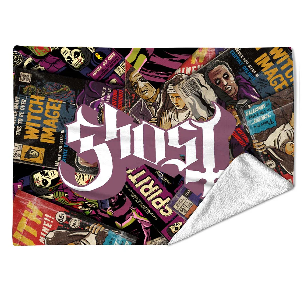 Rocksax Ghost Sherpa Fleece Blanket - Magazines - Image 2