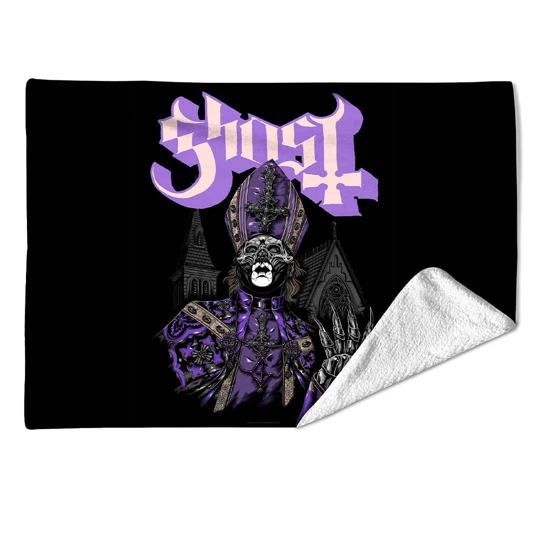 Rocksax Ghost Sherpa Fleece Blanket - The Tall Man - Image 2