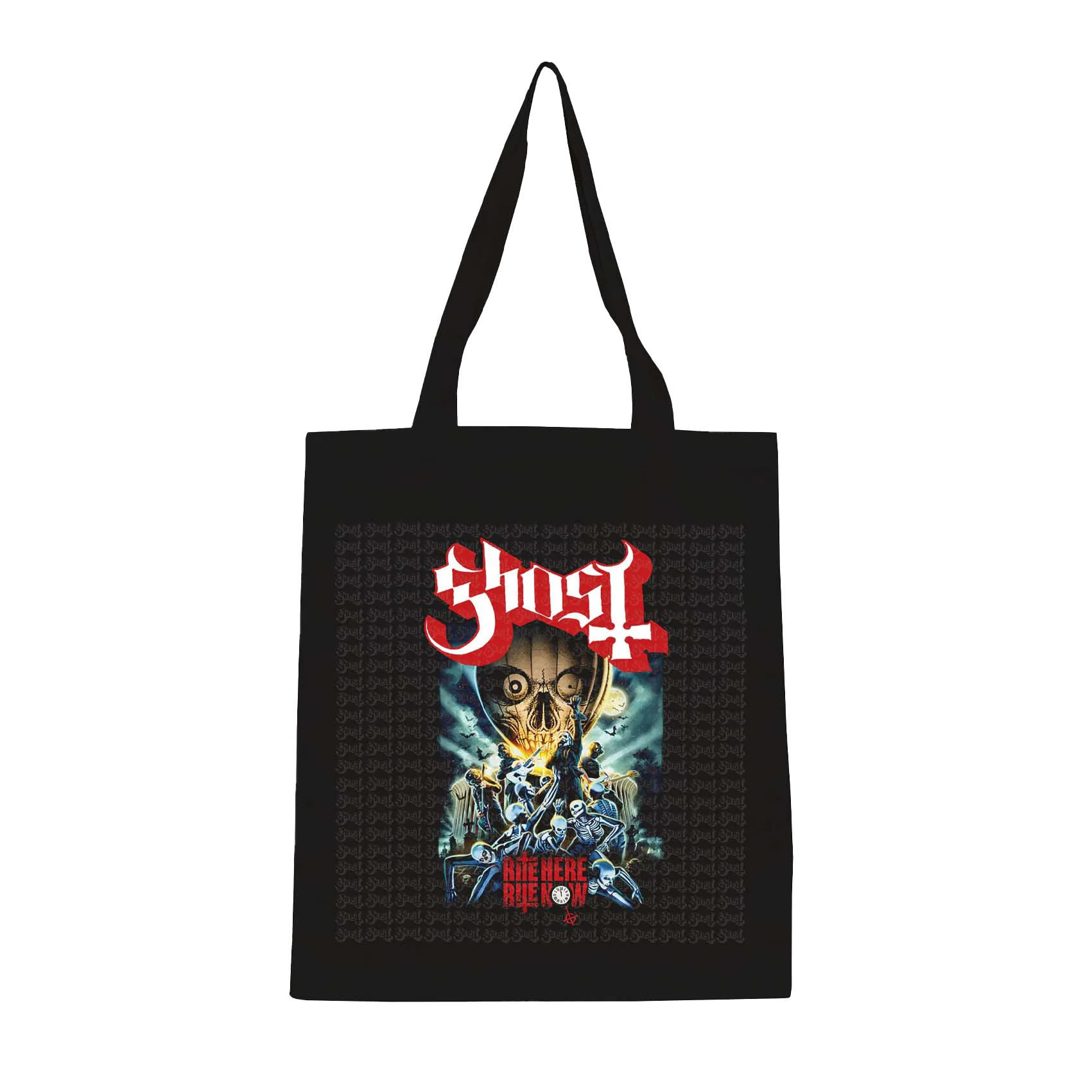 Rocksax Ghost Tote Bag - Rite Here, Rite Now