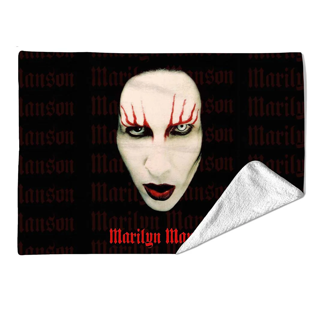 Rocksax Marilyn Manson Blanket - Lips - Image 2
