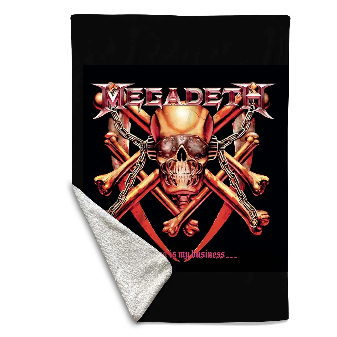 Rocksax Megadeth Blanket - Killing Is My Business