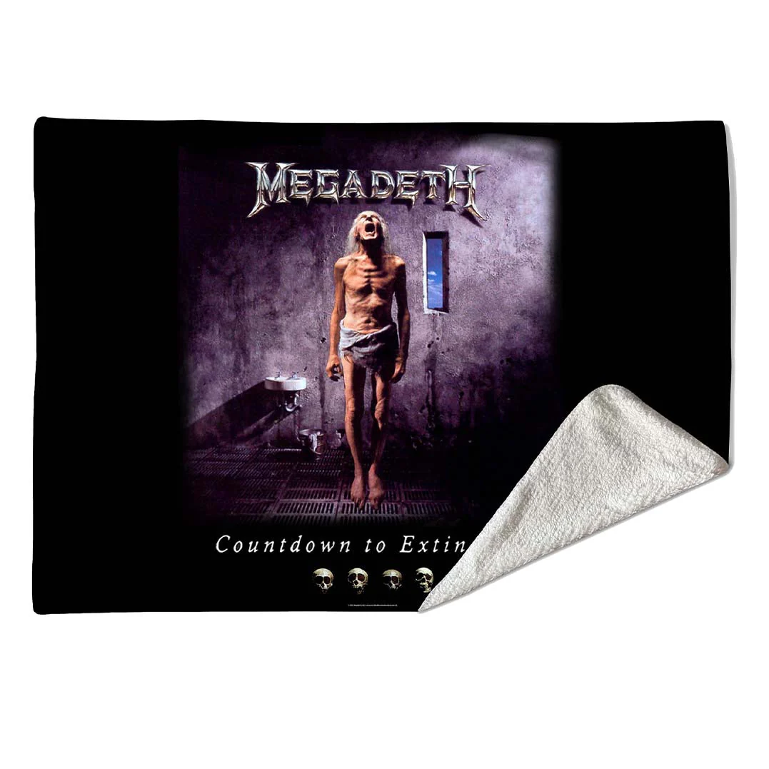 Rocksax Megadeth Sherpa Fleece Blanket - Countdown to Extinction - Image 2