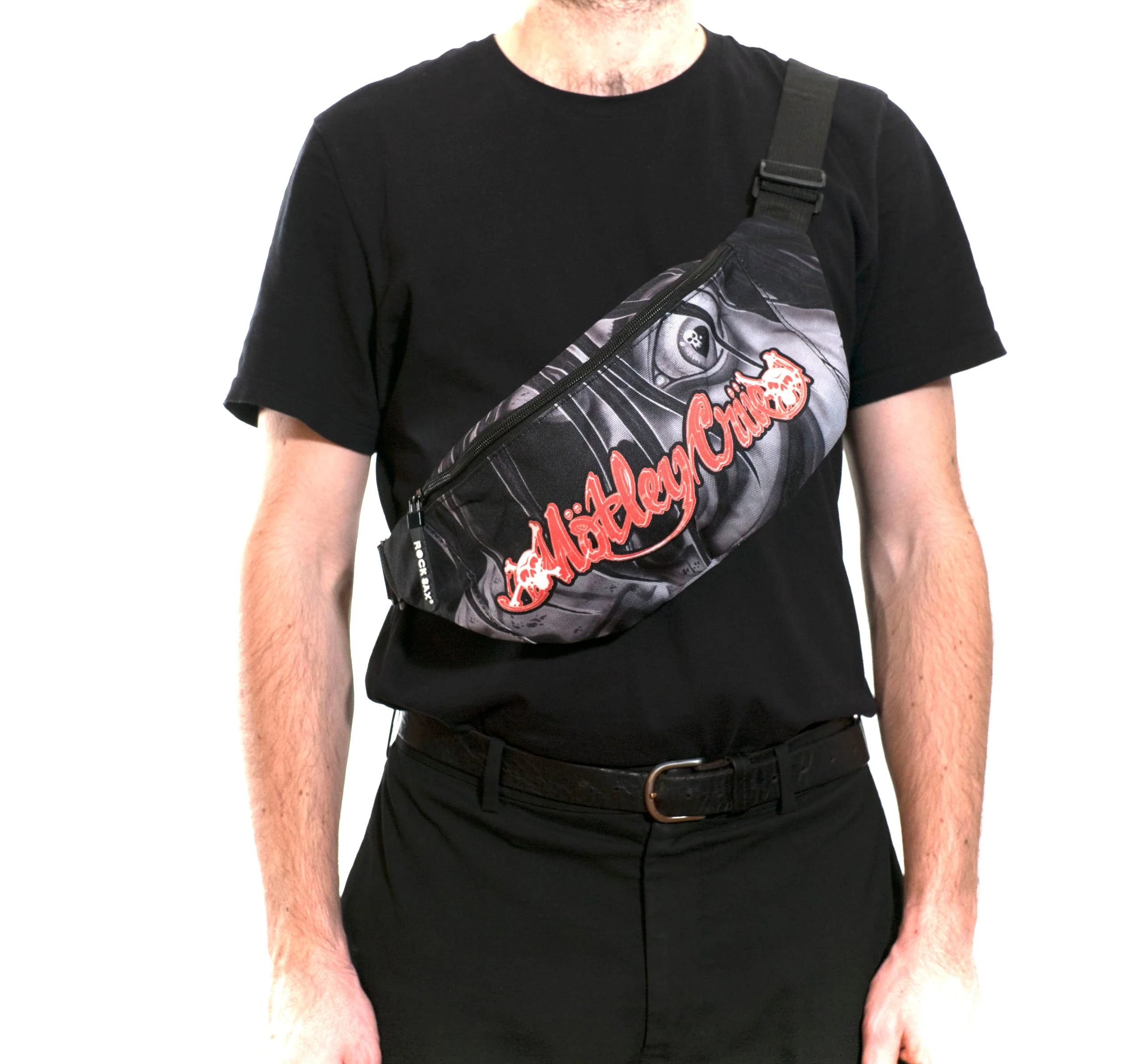 Rocksax Mötley Crüe Bum Bag (Fanny pack) - Dr FG Face - Image 5