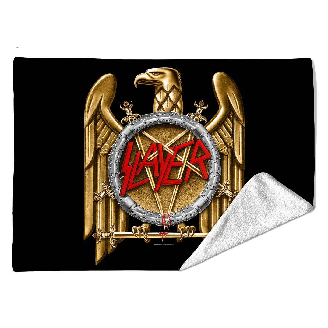 Rocksax Slayer Sherpa Fleece Blanket - Golden Eagle - Image 2