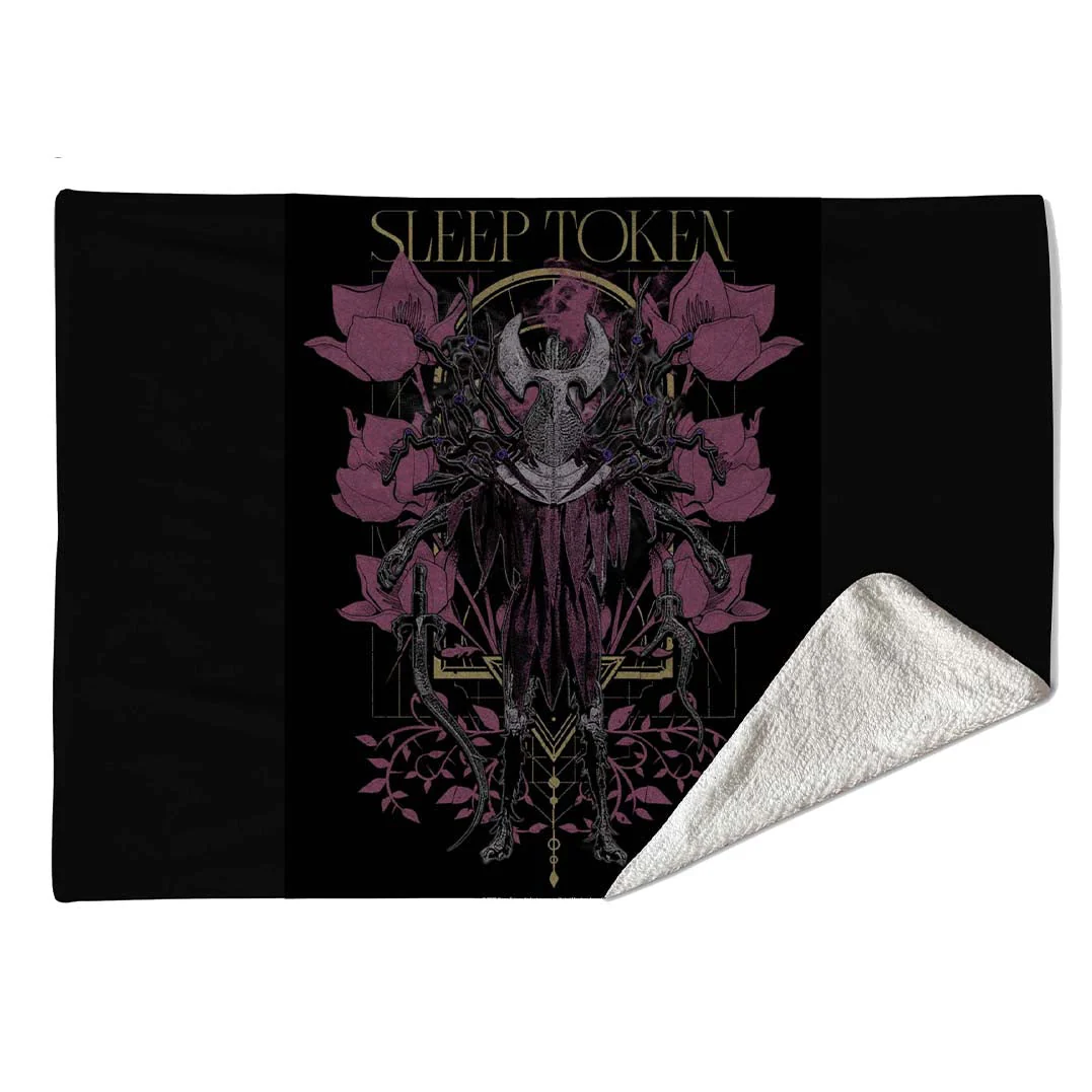 Rocksax Sleep Token Sherpa Fleece Blanket - Even In Arcadia 2 - Image 2