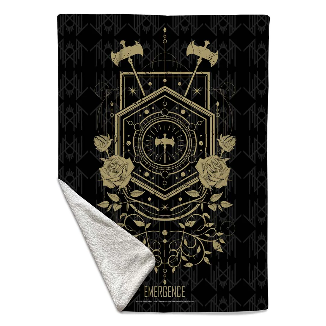 Rocksax Sleep Token Sherpa Fleece Blanket - Even In Arcadia 4