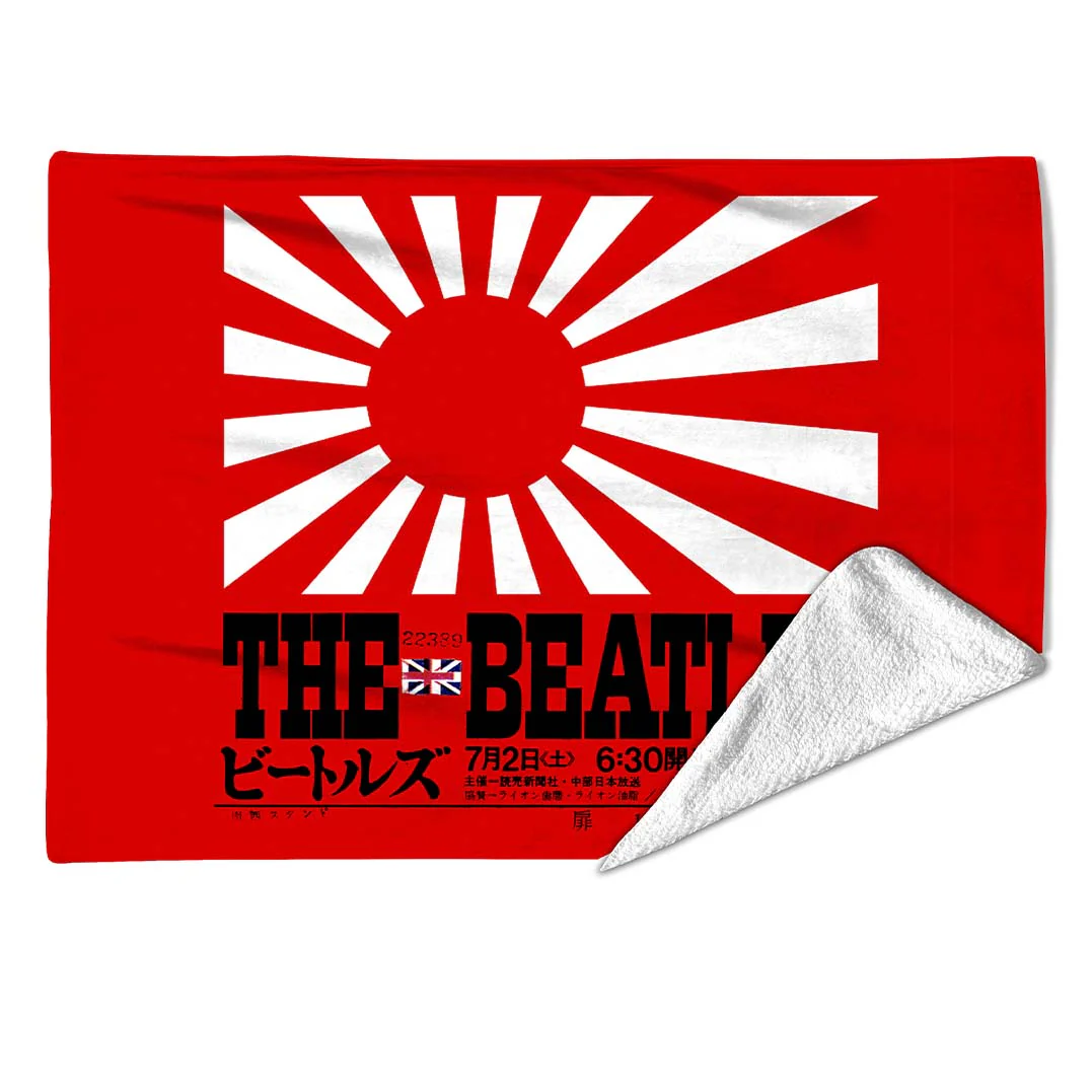 Rocksax The Beatles Blanket - Japan Flag - Image 2