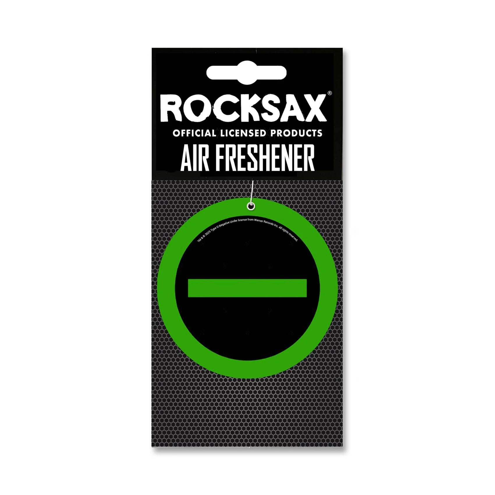 Rocksax Type O Negative Air Freshener - Logo