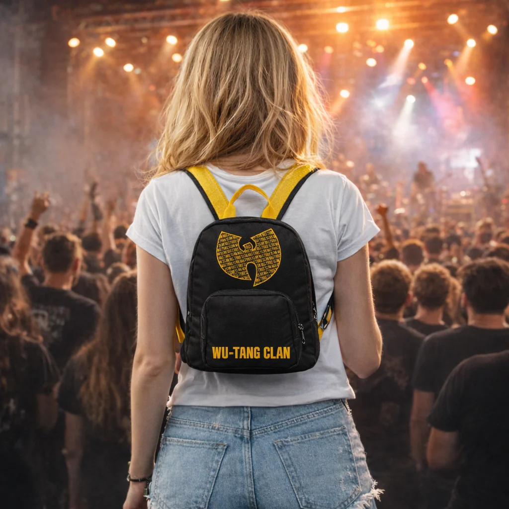 Rocksax Wu-Tang Mini Backpack - Logo Repeat - Image 2