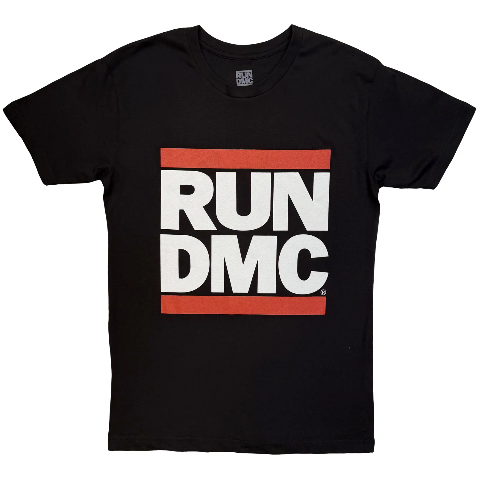 RUN DMC - LOGO - T-Shirt Black