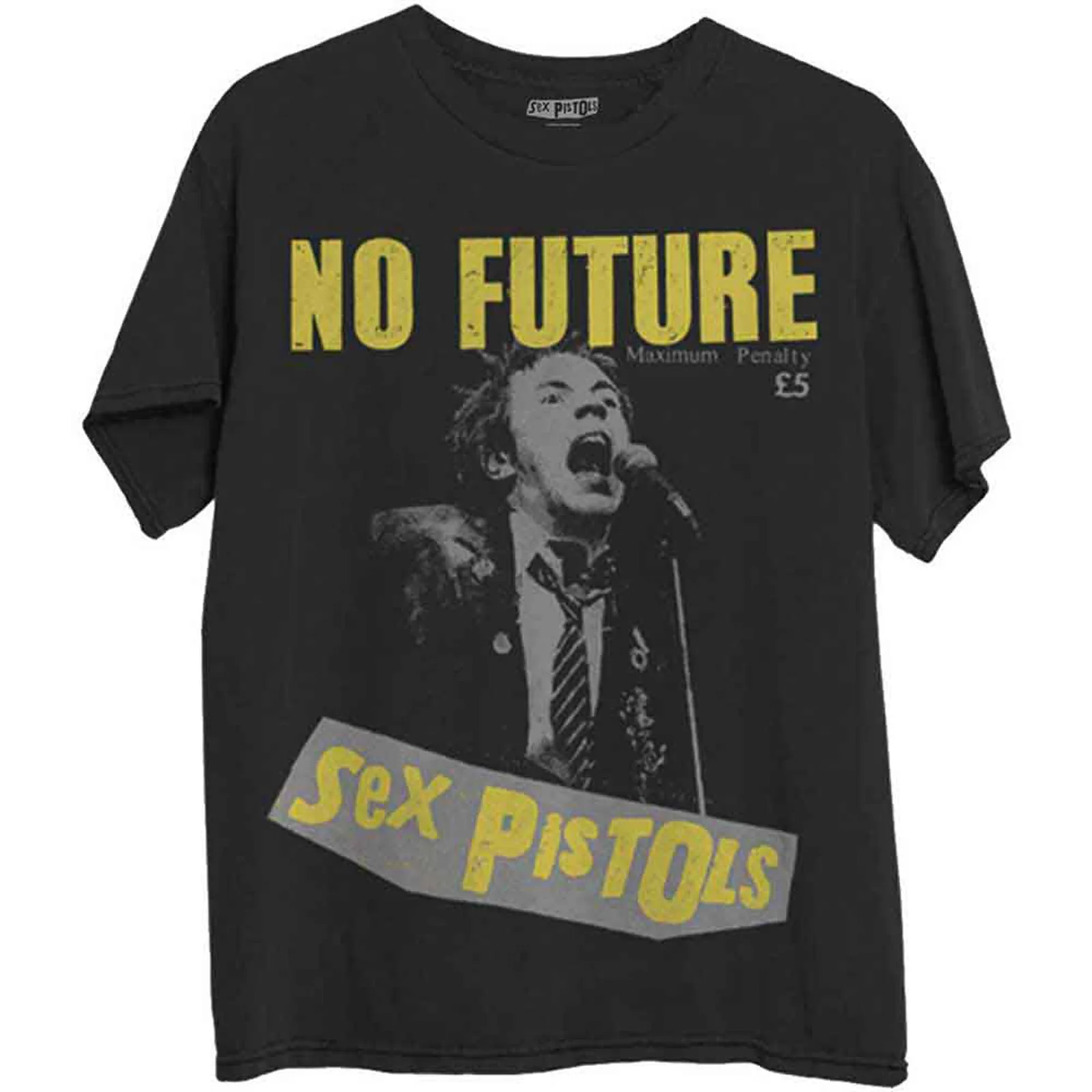 THE SEX PISTOLS - NO FUTURE - T-Shirt Black