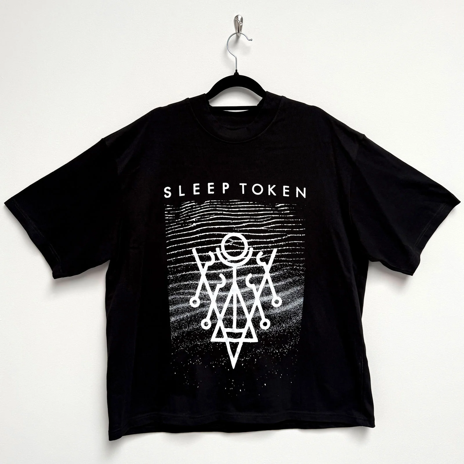 SLEEP TOKEN - GIVE - Oversized Boxy T-Shirt Black