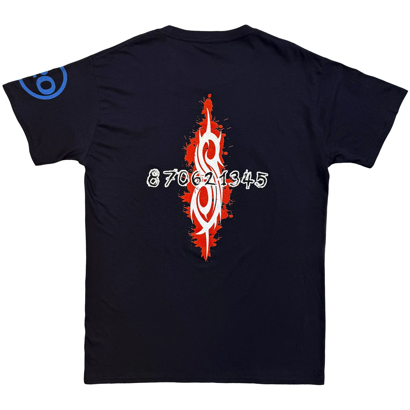 SLIPKNOT - 20TH ANNIVERSARY - RED JUMP SUITS - T-Shirt Blue (Back Print) - Image 2